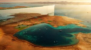 The Line is a revolutionary linear city in Saudi Arabia that stands out as one of the top mega projects at present.