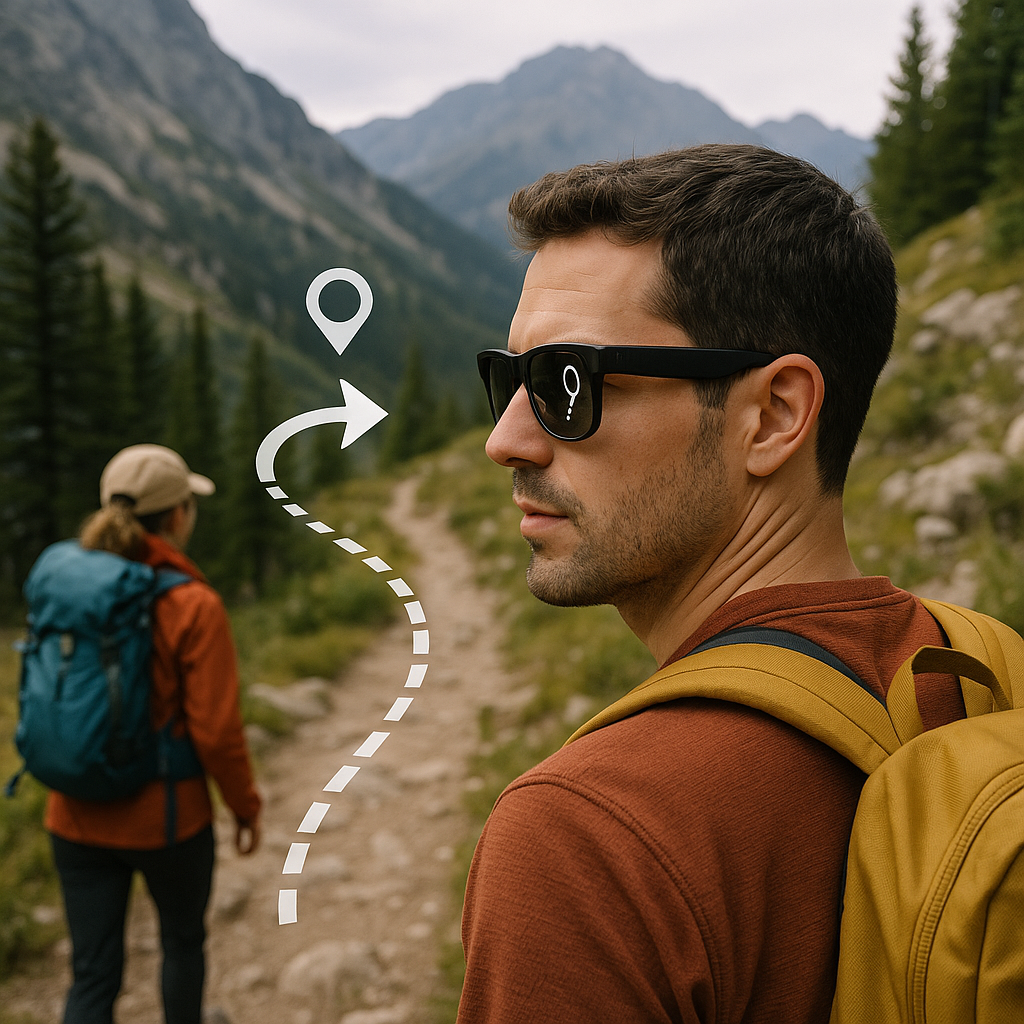 wayfinding feature of Meta's New Smart Glasses